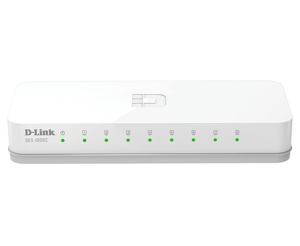 D-Link DES-1008C Switch 8-Port 10/100 Mbps